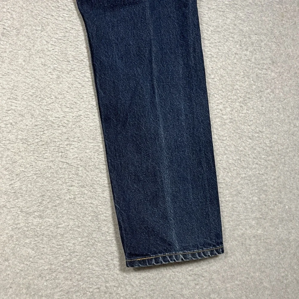 Vintage Levis Jeans Mens 34x30 (Fit 32x30) Blue 505 Straight Denim Dark 2004 Zip